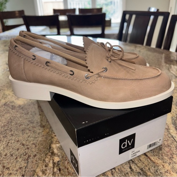 Dolce Vita Tan and White Loafer New in Box! - Picture 5 of 12